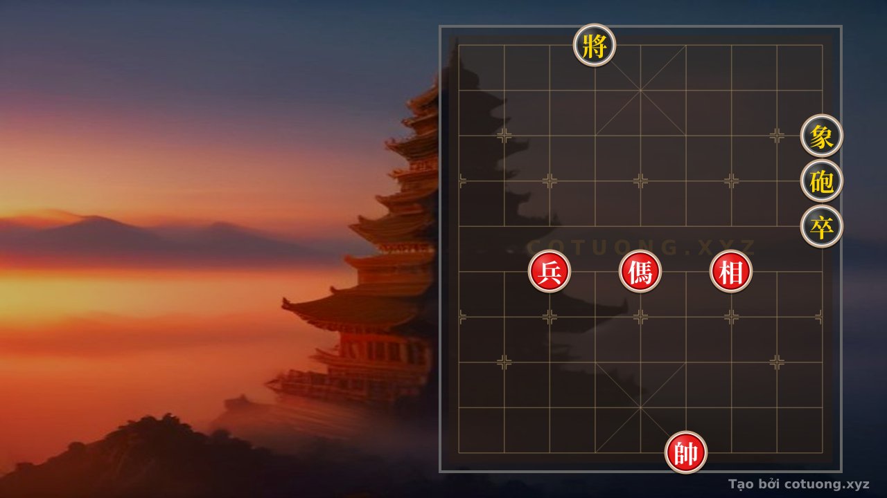 Thế cờ: The Secret Reversal: When the Red Horse and Pawn Outmaneuver the Black Cannon's Brutal Assault — Cờ Tướng Online