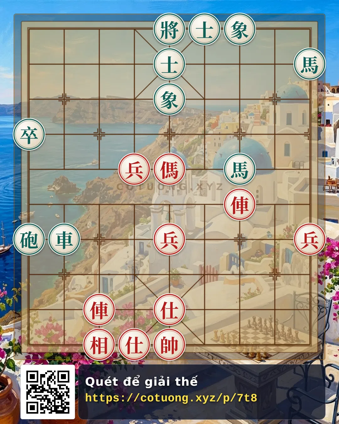 Thế cờ: The Subtle Trap: The Double Horse Interlocking Formation in Xiangqi - Warning: A Move That Costs Lives — Cờ Tướng Online