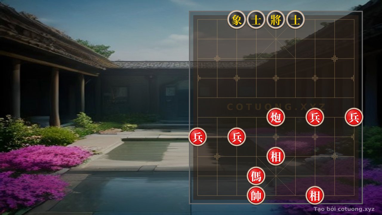 Thế cờ: Xiangqi: Red Strategy - Analysis of the Xich Bi Formation — Cờ Tướng Online