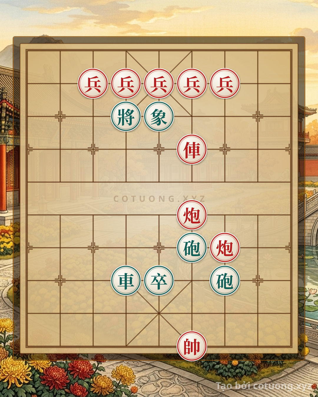Challenge: Defensive Counterattack Strategy: How Red Chariot on 4th Rank and Red Cannon on 5th Rank Defeat Opponent's Deadly Moves - Can you solve it?