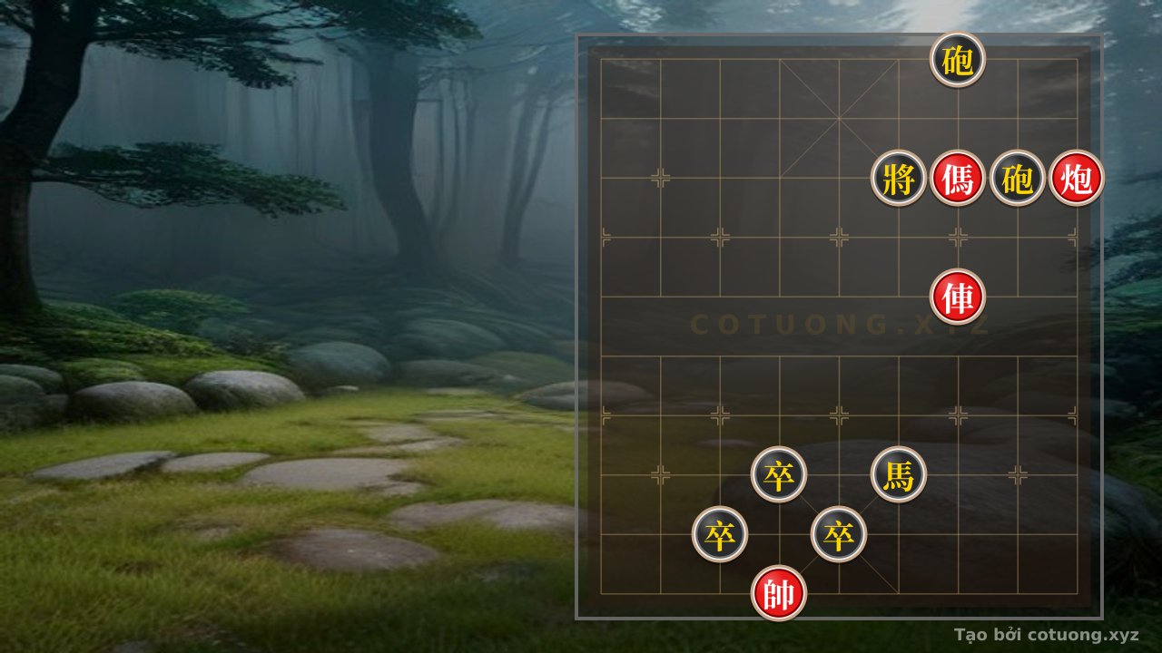 Thế cờ: Red Cannon 'Sniper' - The Extremely Dangerous Xiangqi Formation Like a Battlefield — Cờ Tướng Online