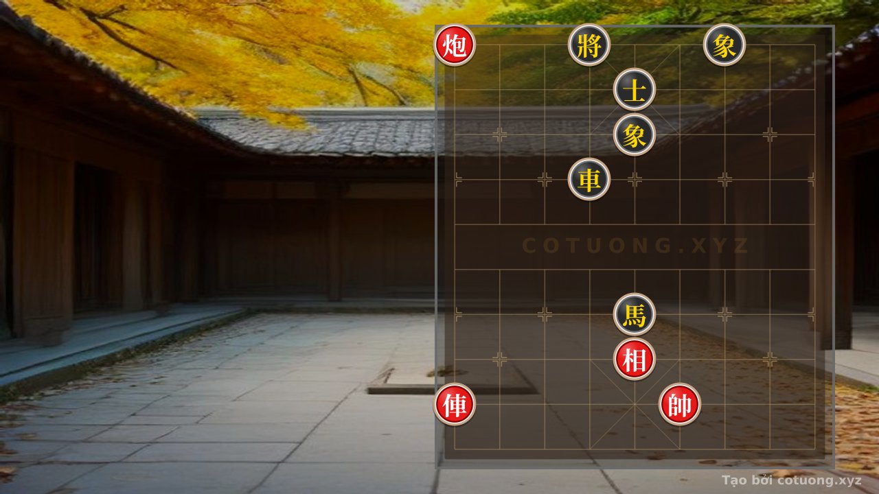 Thế cờ: Red Cannon on 9th File, 10th Rank: Optimal Checkmate Strategy for Red in the Xiangqi Opening — Cờ Tướng Online