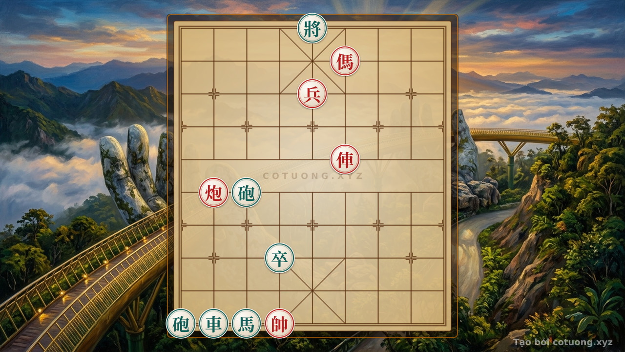 Thế cờ: Xiangqi: Mastering the Double Horse Trap — Cờ Tướng Online