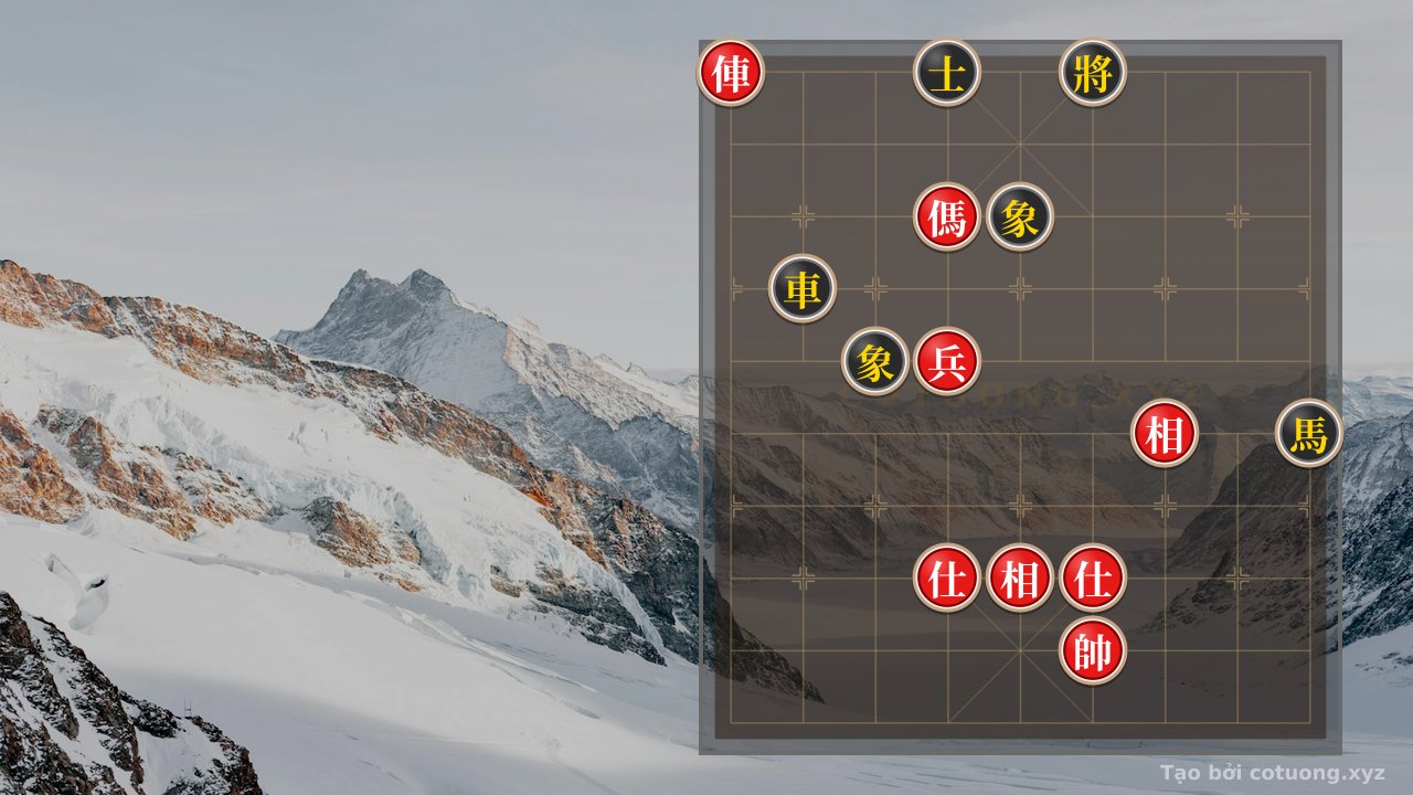 Thế cờ: Xiangqi (Chinese Chess) Game: Red Chariot at 9th Rank Defeats Black General in 10 Moves — Cờ Tướng Online