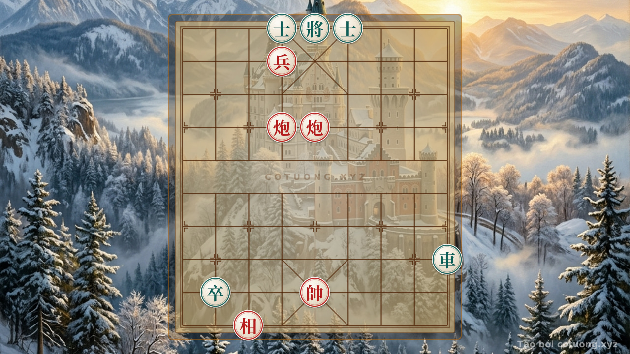Thế cờ: Xiangqi Attacking Secrets: Double Cannon Assault, Red Seizes Initiative — Cờ Tướng Online