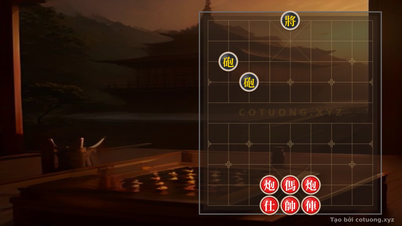 Thế cờ: Red Camp: Rook's Straight Charge, Cannon's Empty Trap - Basic Tactical Tips — Cờ Tướng Online