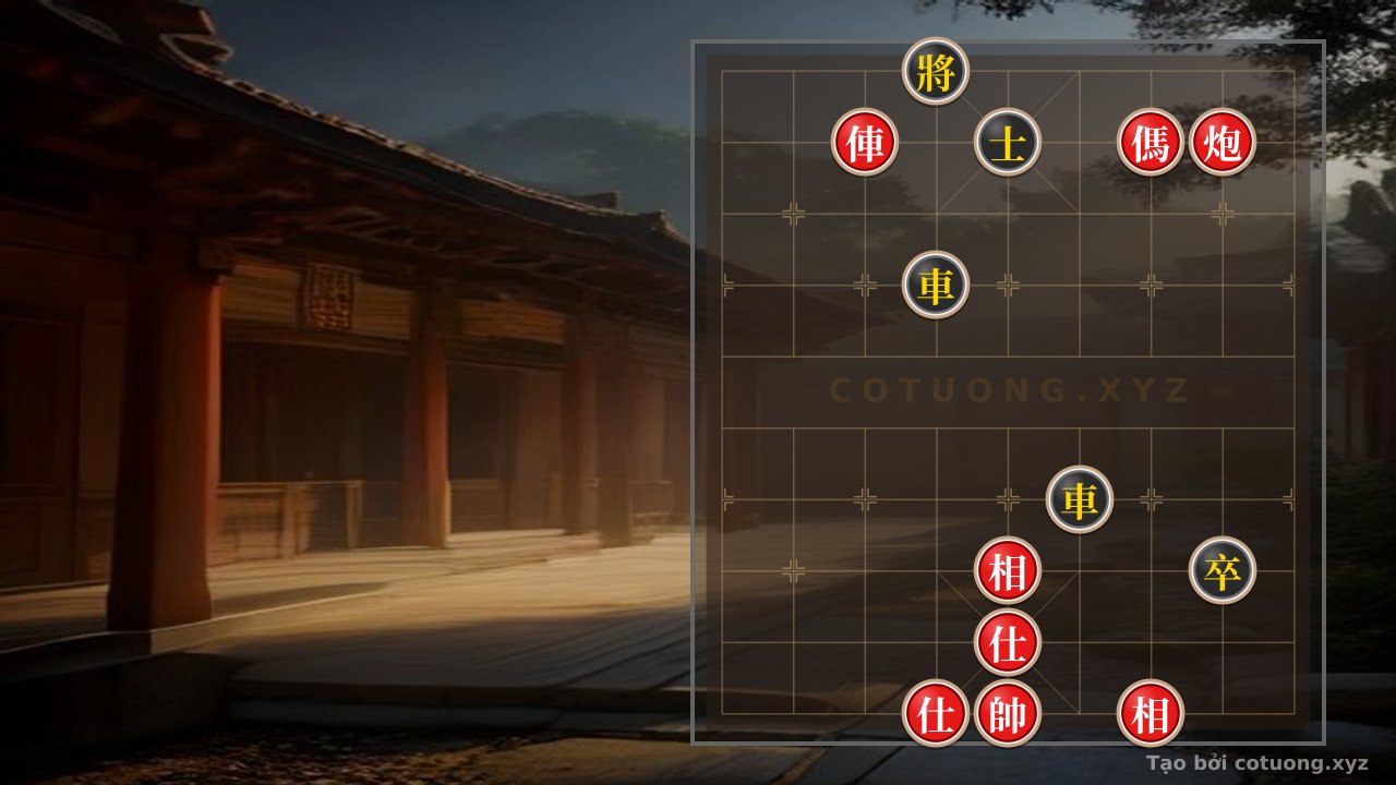 Thế cờ: Red Cannon Strikes Black General: A Rare Tactic in This Xiangqi Position — Cờ Tướng Online