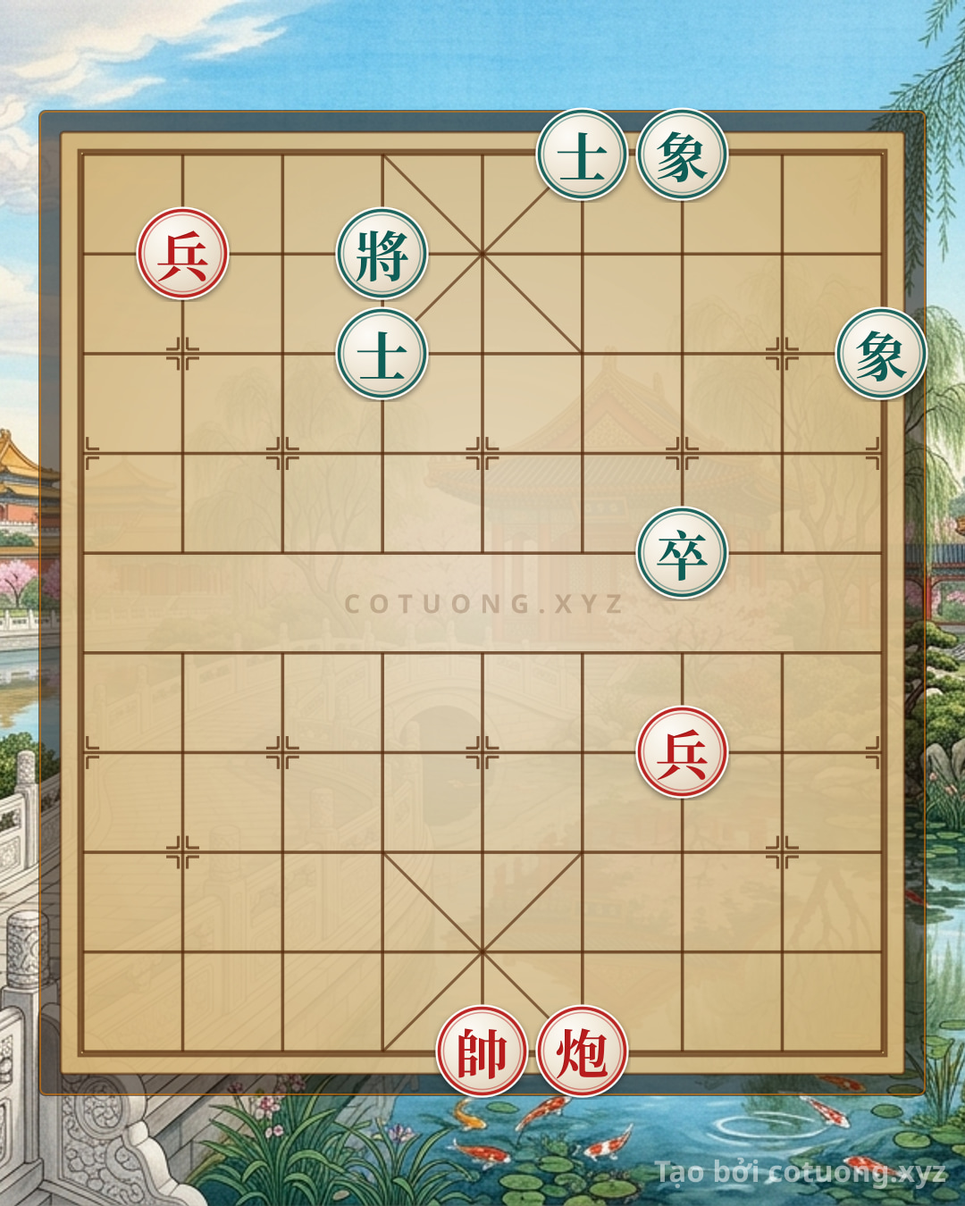 Challenge: How to Arrange the King's Pieces in Xiangqi: Mastering the Strategic Network - Analysis of Level 6 Board - Can you solve it?