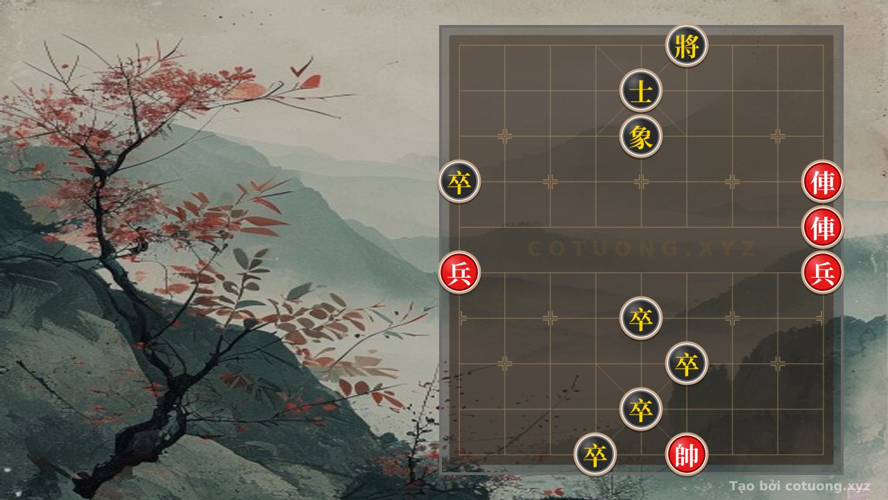 Thế cờ: Xiangqi: Master's Strategy for Winning in the 'Black Chariot Pinned' Position — Cờ Tướng Online