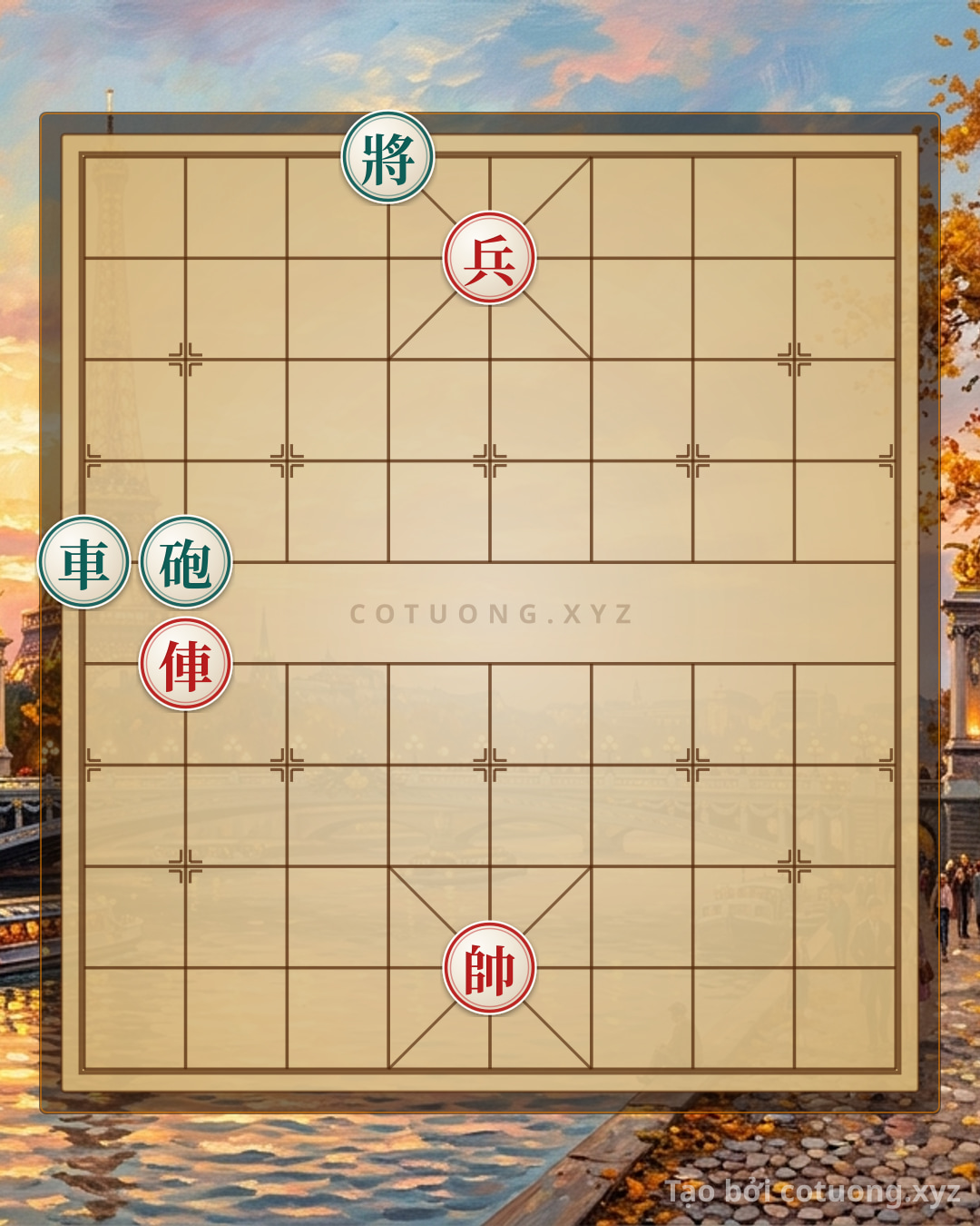 Challenge: Red General Chess: Strategy to Defeat the Black Chariot in 3 Moves - Attacking from the 5th File, 9th Rank - Can you solve it?