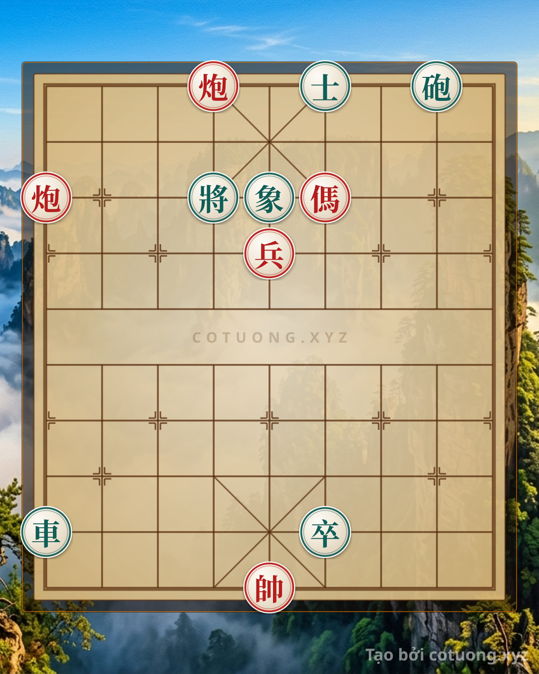 Challenge: Song pháo mã tiền khai hoa - Can you solve it?