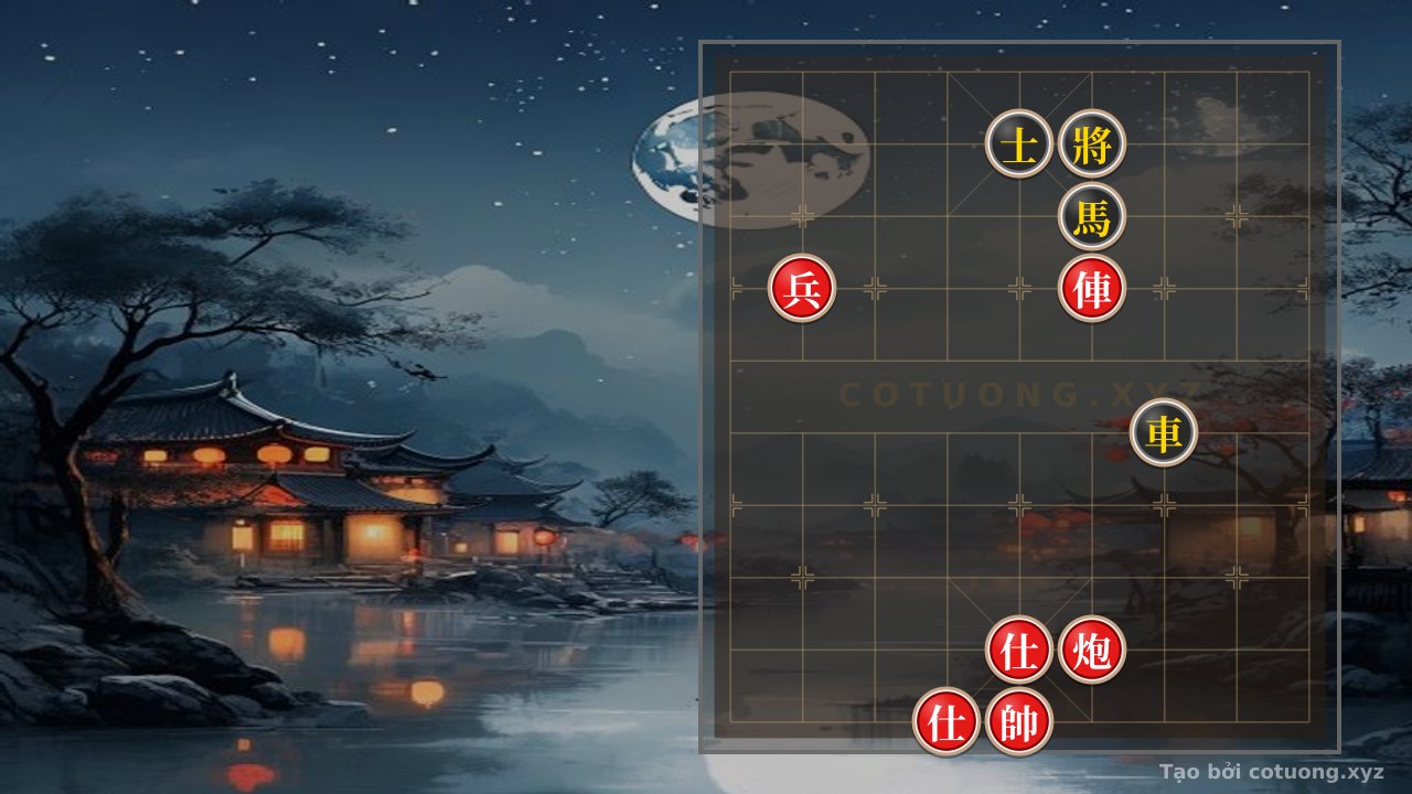 Thế cờ: Perilous Xiangqi Position: Red Cannon Explodes, Black Chariot 'Gallops' Fiercely - Who Will Claim Victory? — Cờ Tướng Online