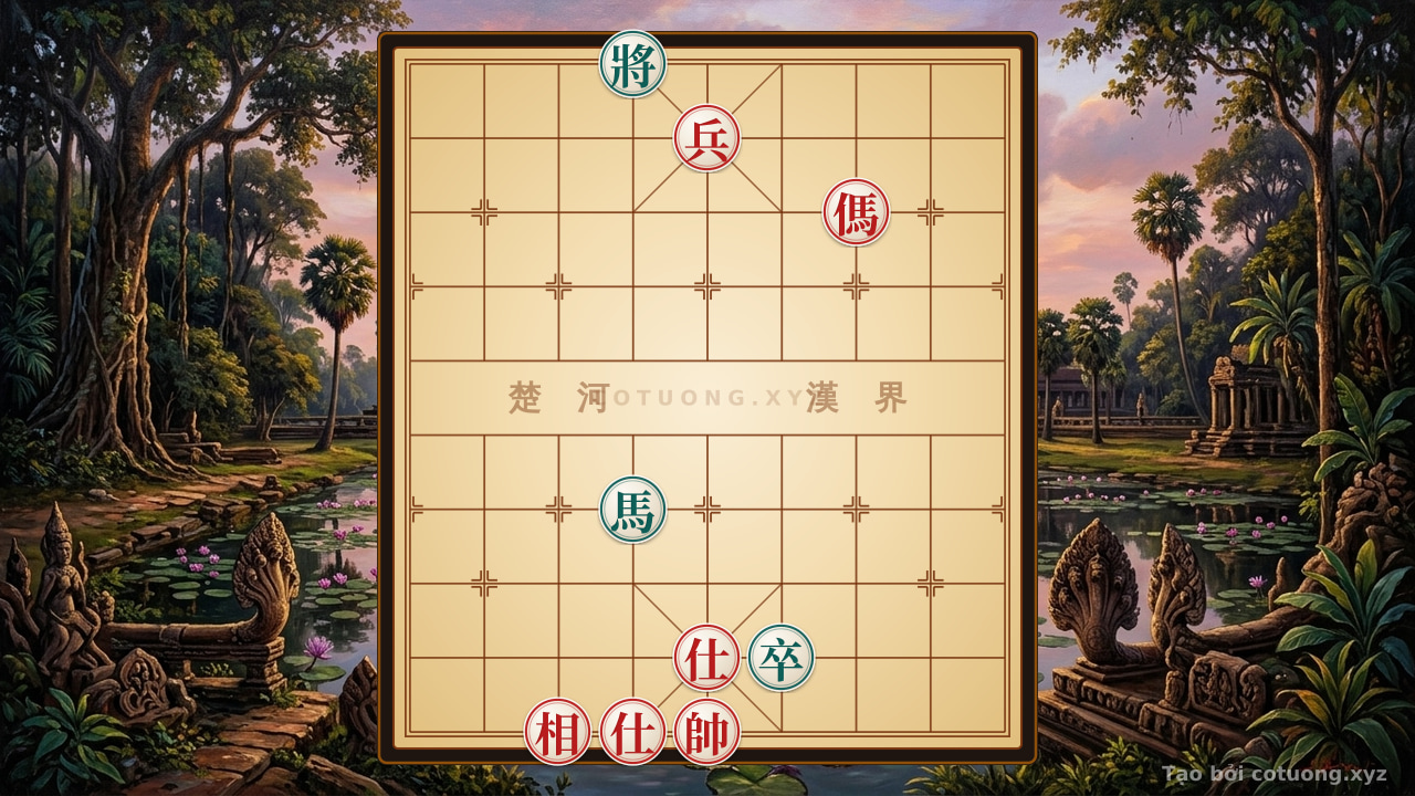 Thế cờ: Super Difficult Xiangqi: Red Attacks Black in One Move - The 'Chariot Checkmate' Technique — Cờ Tướng Online