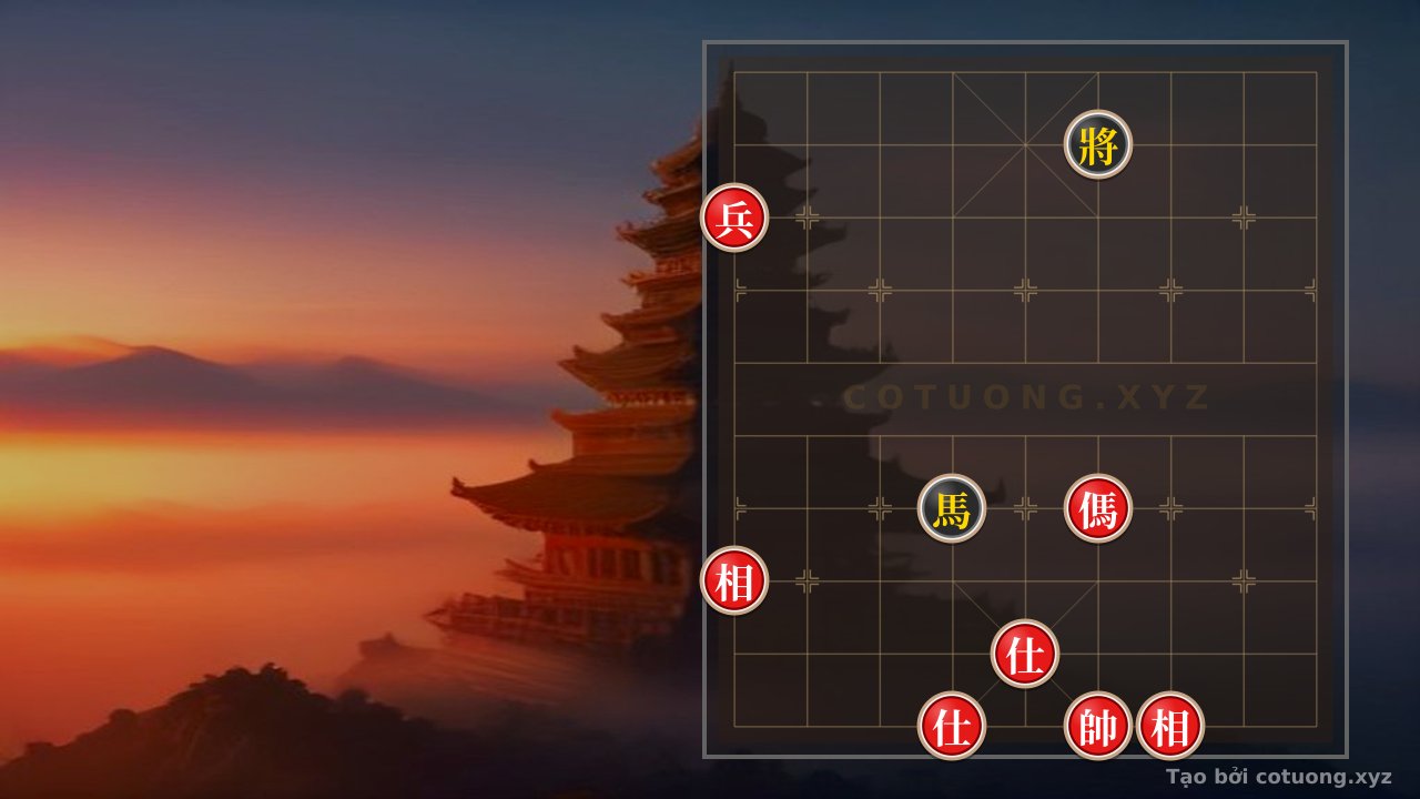 Thế cờ: The Hidden Checkmate in the Super Difficult Xiangqi Position: Red Only Needs One Move to Finish Off Black! — Cờ Tướng Online