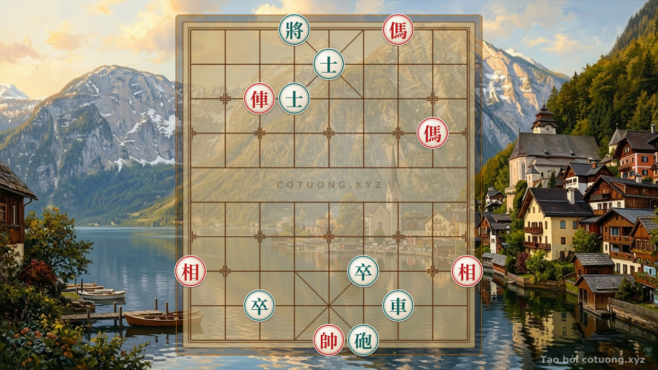 Thế cờ: Subtle Traps in Xiangqi: Red is Setting a Trap for Black — Cờ Tướng Online
