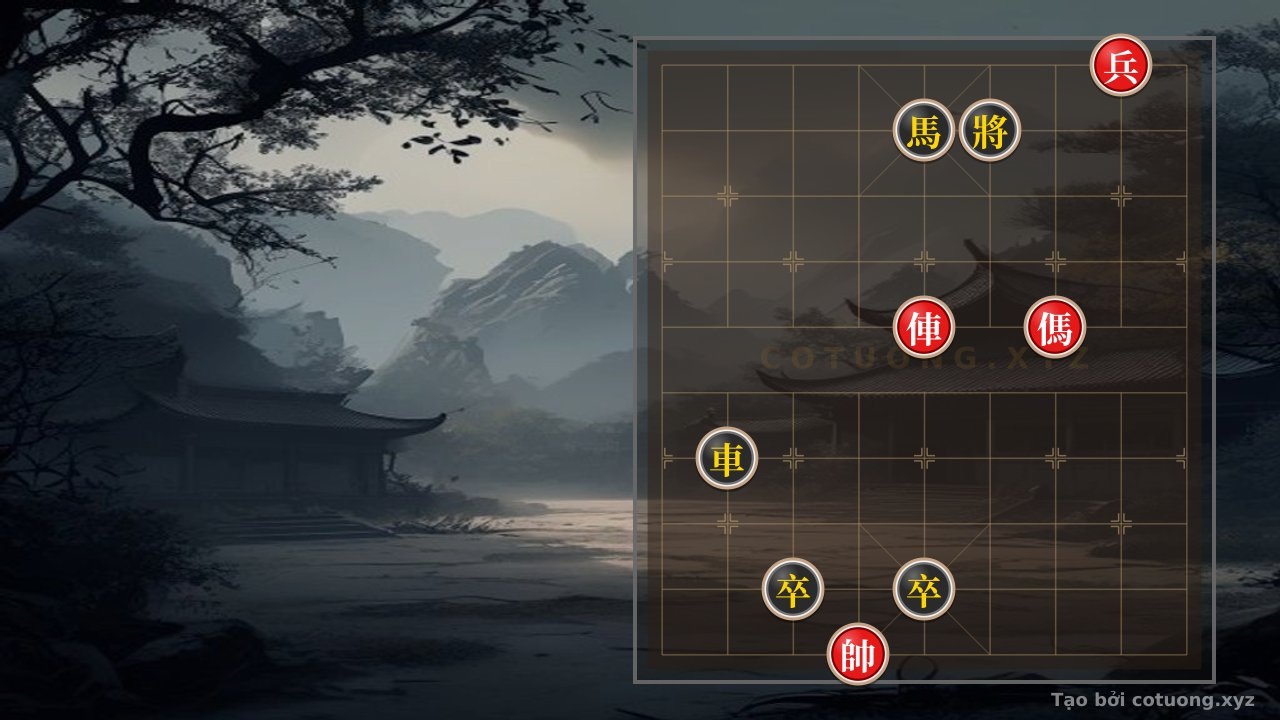 Thế cờ: Classic Xiangqi Position Analysis: Psychological Pressure and Decisive Moves — Cờ Tướng Online