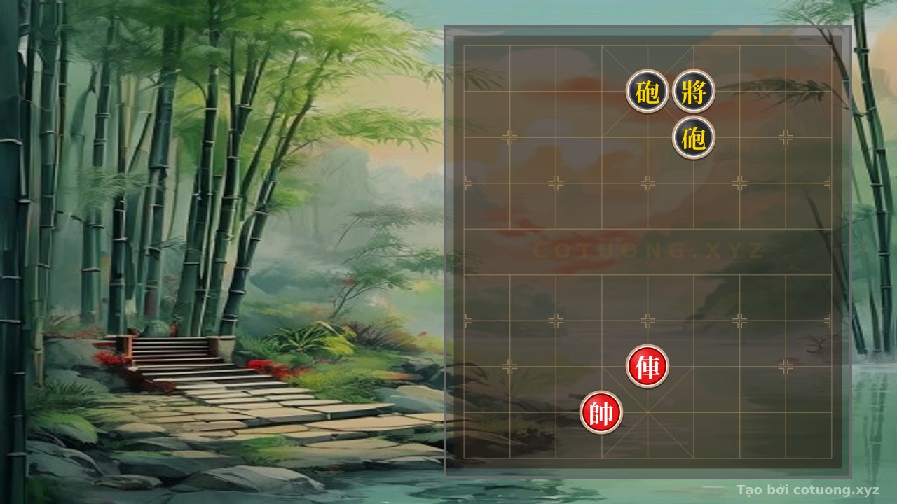 Thế cờ: Defensive Counterattack Technique Against Two Cannons - Fast Insertion Strategy for a Single Chariot — Cờ Tướng Online