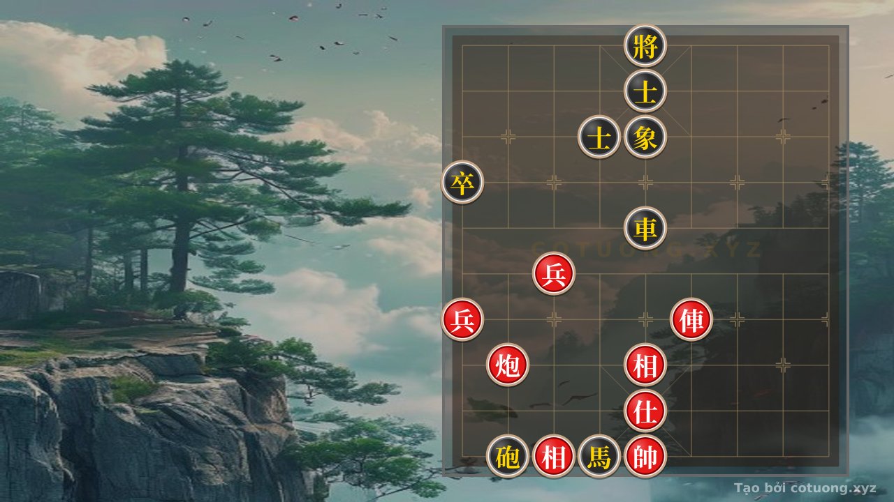 Thế cờ: Xiangqi Master's Secret: Rook-Cannon vs Rook-Cannon-Horse - The Battle of Survival in the Chessboard — Cờ Tướng Online