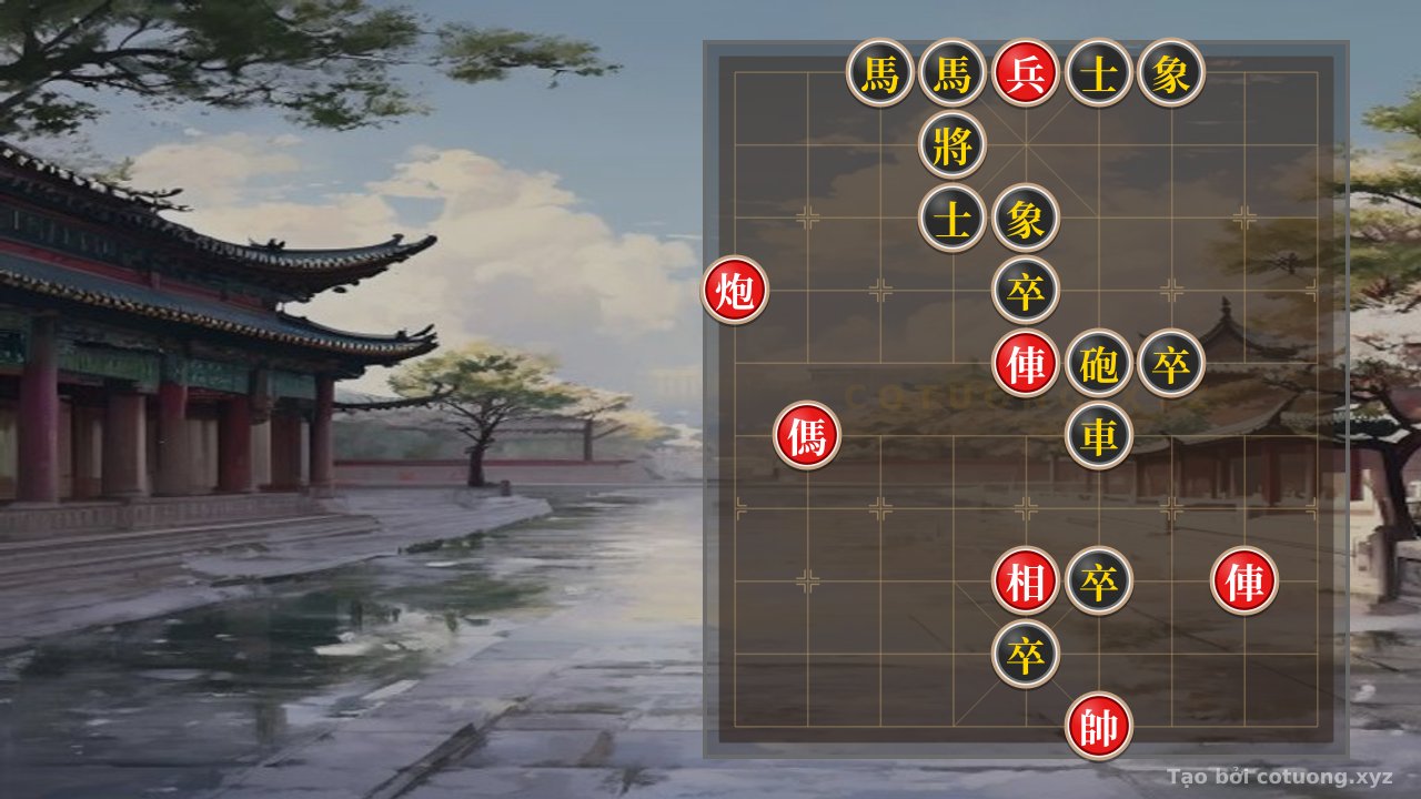Thế cờ: Peak of the Endgame: Rook Cannon 2 Horses Chariot Elephant vs. Rook Cannon 2 Horses 4 Pawns 2 Advisors 2 Elephants - Winning Strategy — Cờ Tướng Online