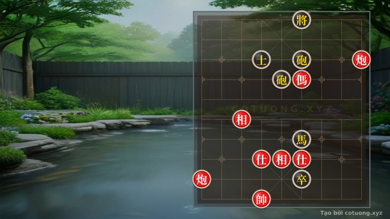 Thế cờ: Xiangqi: Defensive Strategy from the 'Sát Pháp' Formation of Red — Cờ Tướng Online