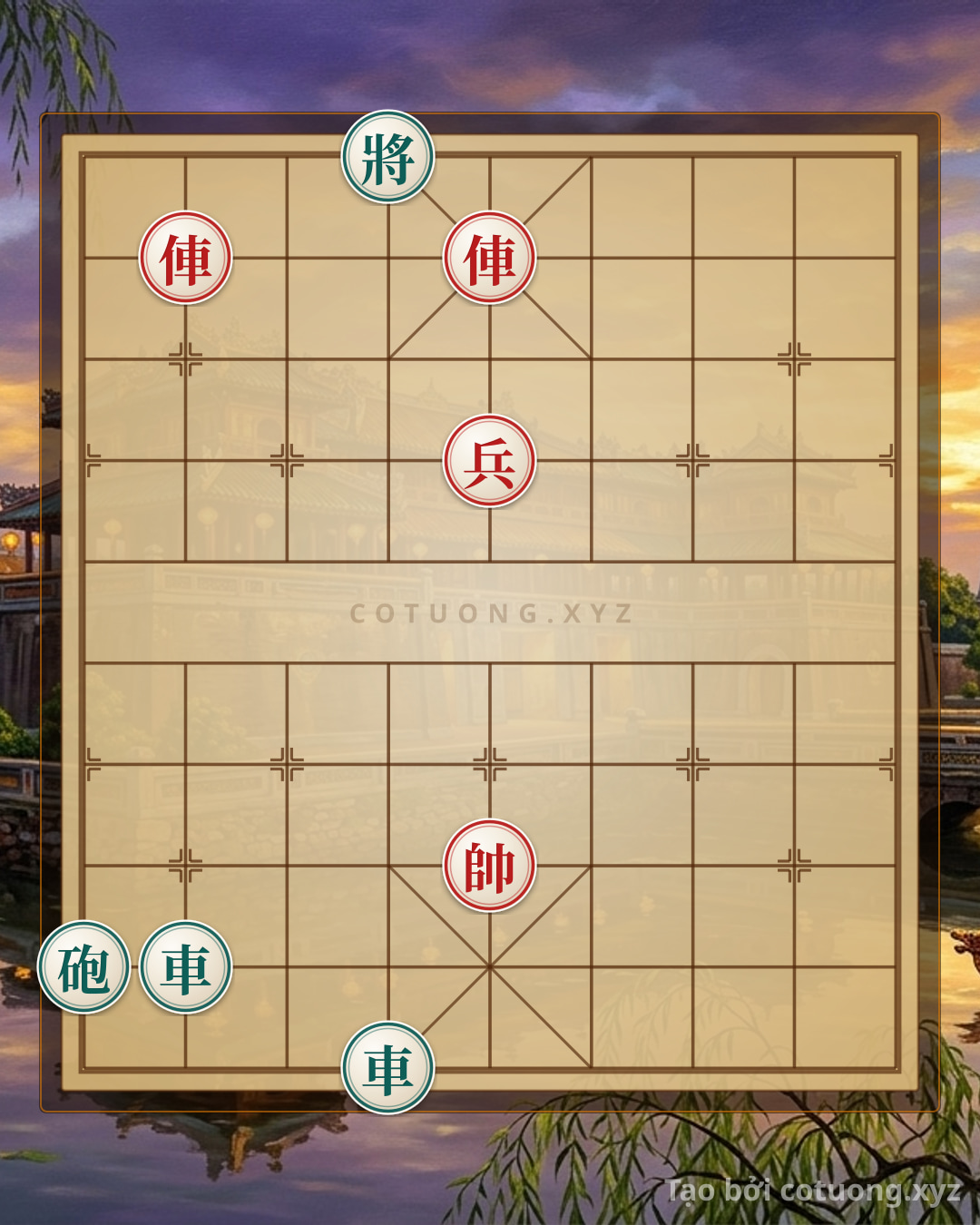 Challenge: Xiangqi Position Analysis: Red Attacks, Black Defends - Can you solve it?