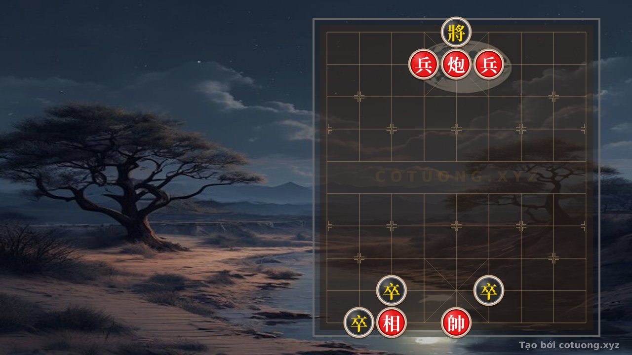 Thế cờ: Chess Tactics: Red Cannon Sets a Trap for the Black Pawn - Analysis of a Level 5/10 Xiangqi Battle — Cờ Tướng Online