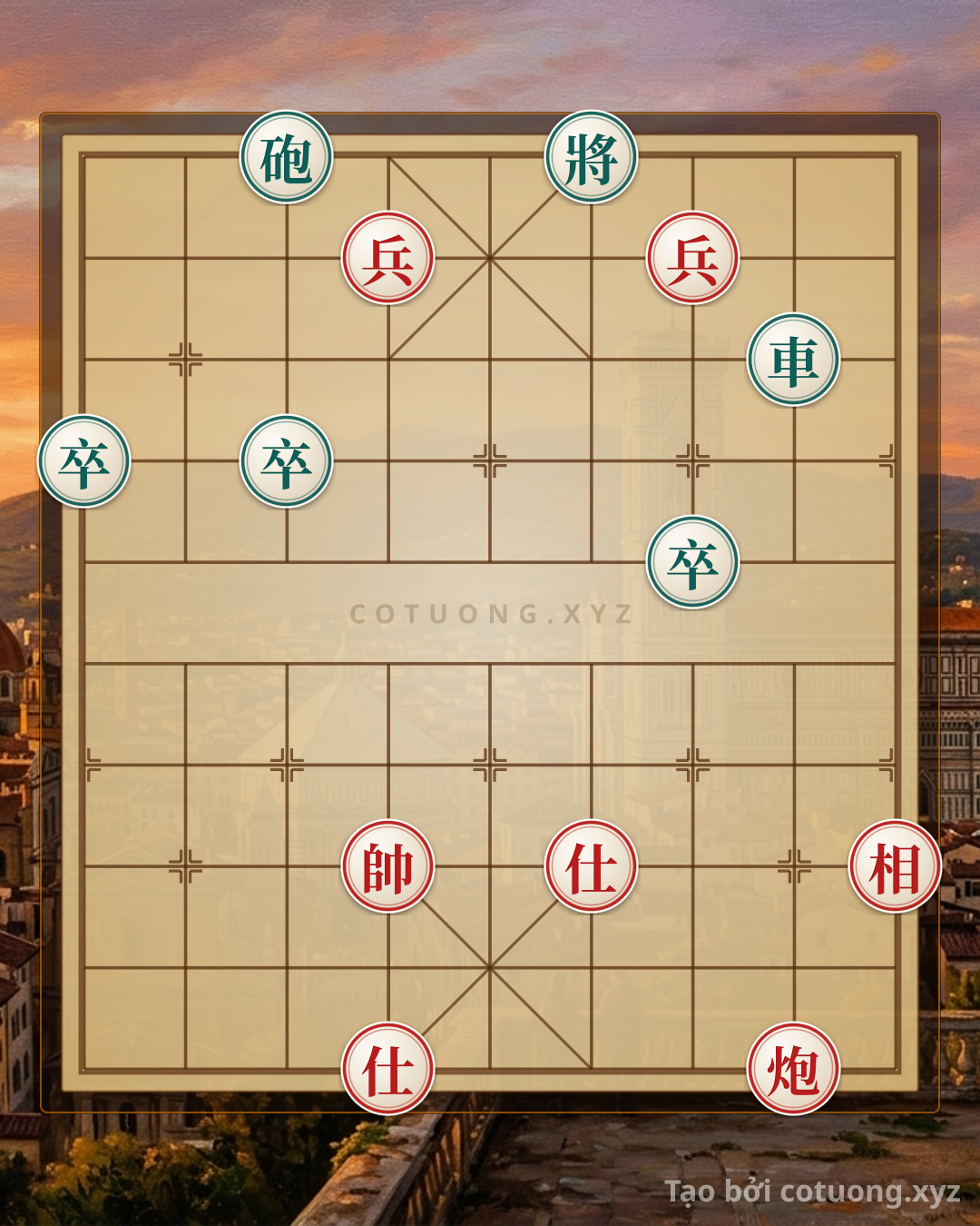Challenge: Xiangqi Position Analysis: Red's Aggressive Attack with Empty Cannon and Rook Thrust - Can you solve it?