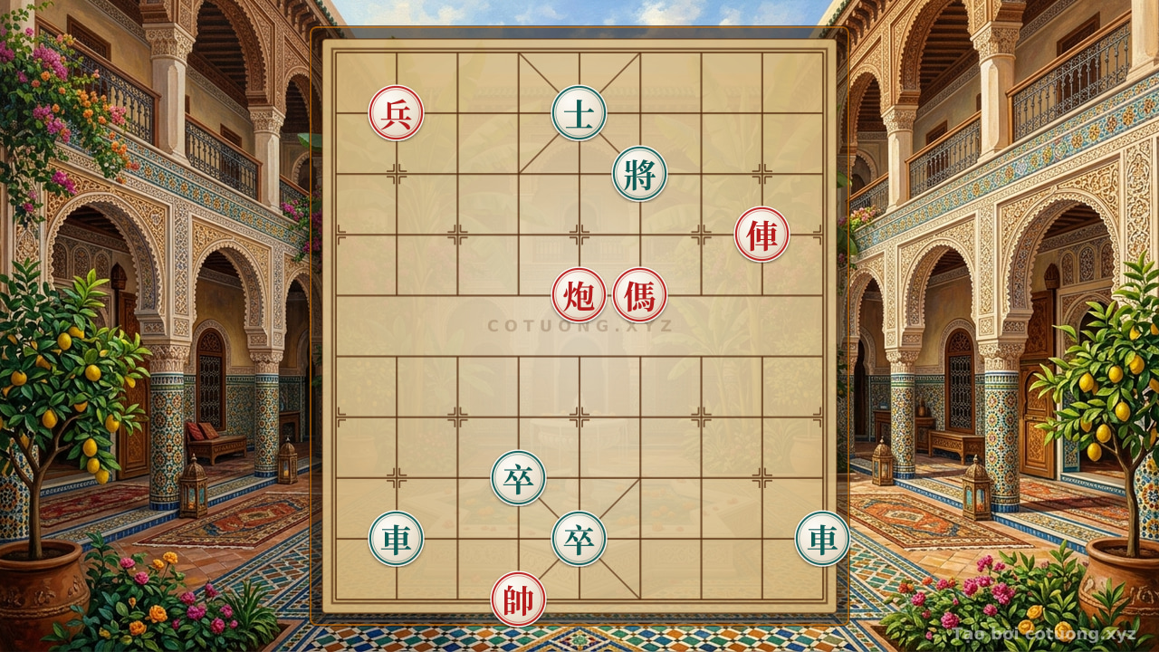 Thế cờ: The Defensive Symphony: The Art of Relieving Pressure in Xiangqi — Cờ Tướng Online
