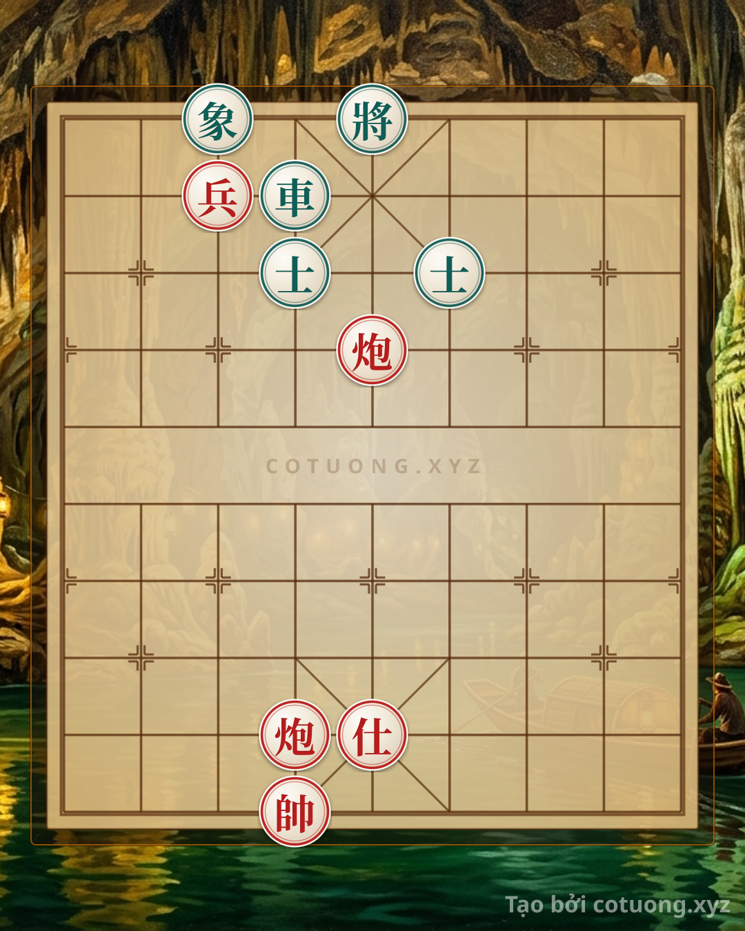 Challenge: Xiangqi: The Red Pawn's Sudden Strike - The Icy Tactics of the Hidden Master - Can you solve it?