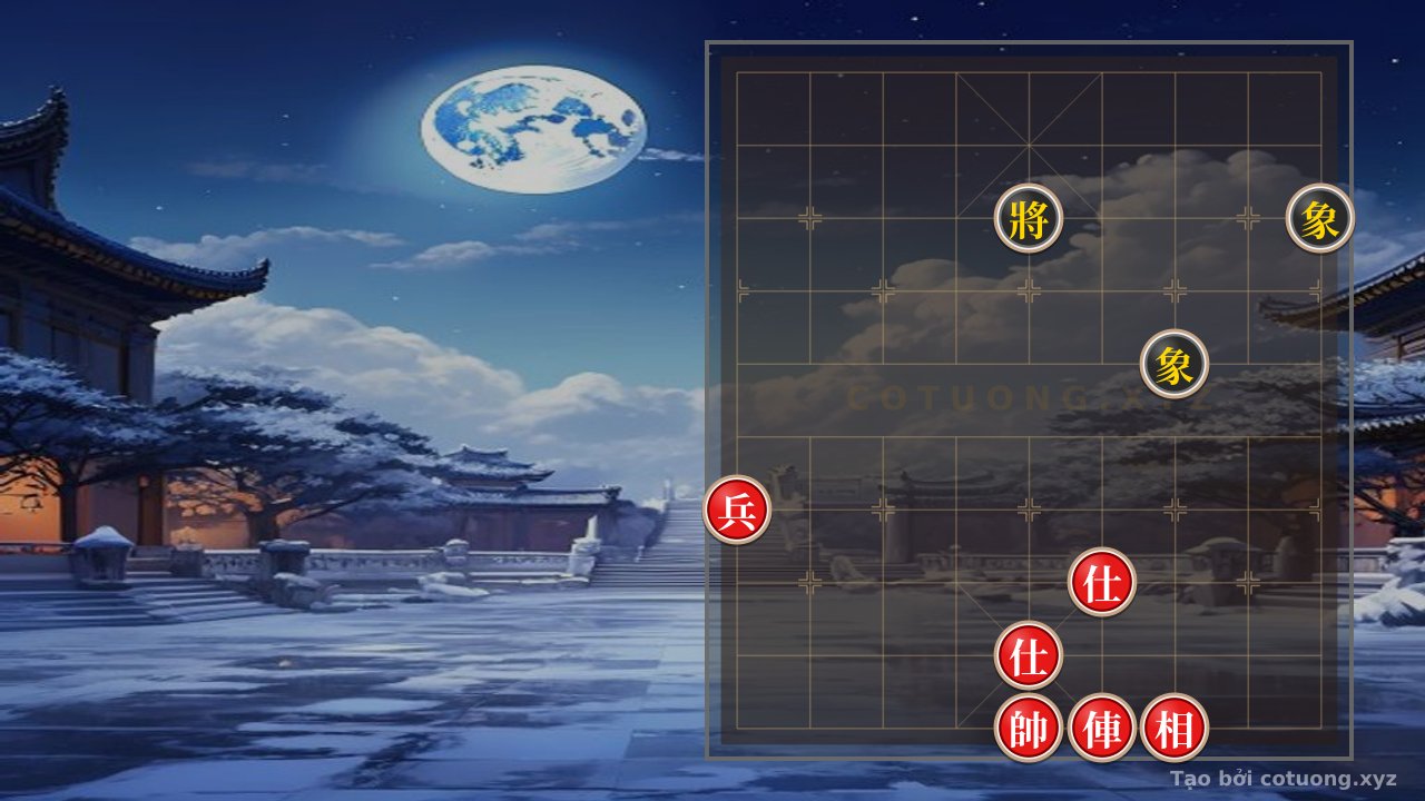Thế cờ: Red General Captures Black at 5th Rank, 8th File: 