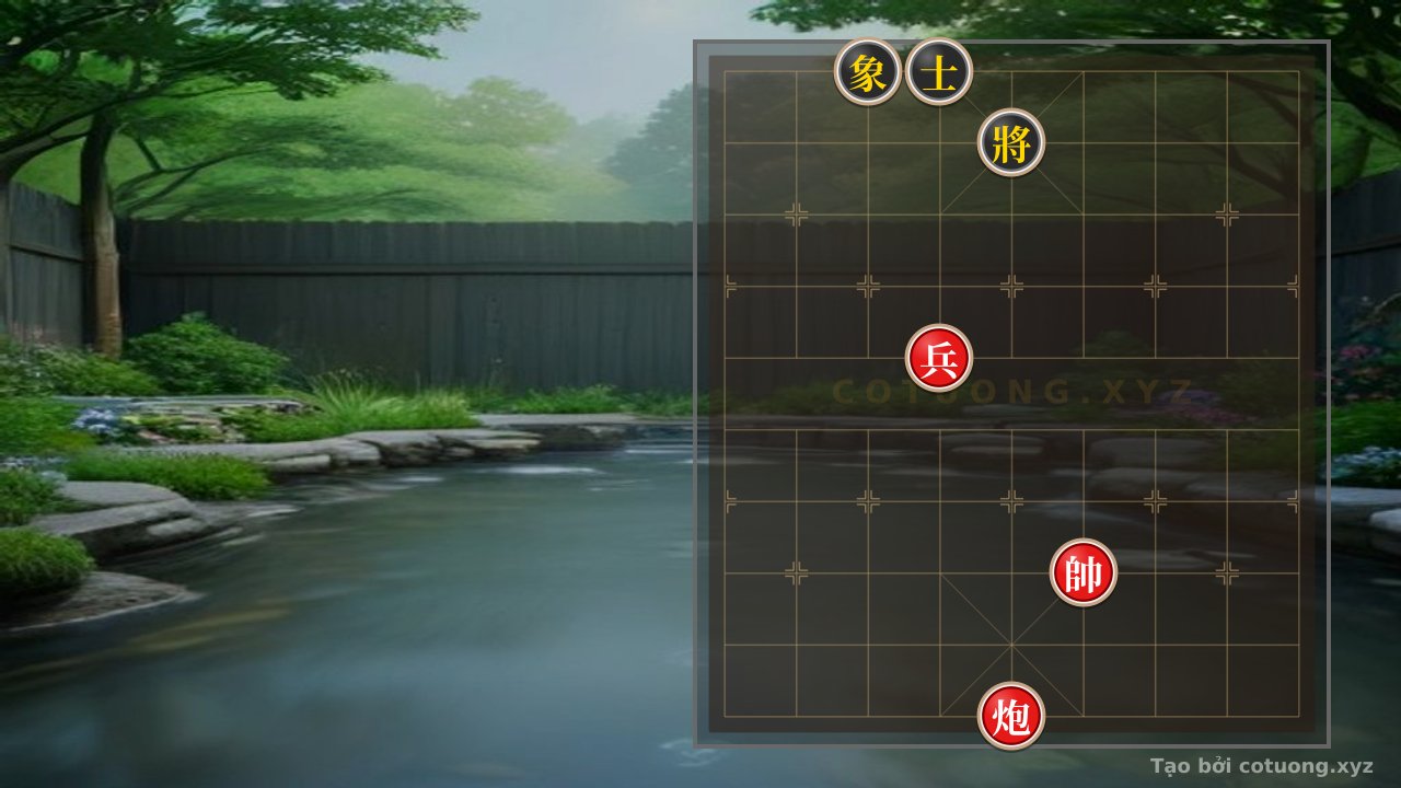 Thế cờ: Red Cannon's Strike: A Chess Battle as Cruel as a Poem Without an Ending — Cờ Tướng Online