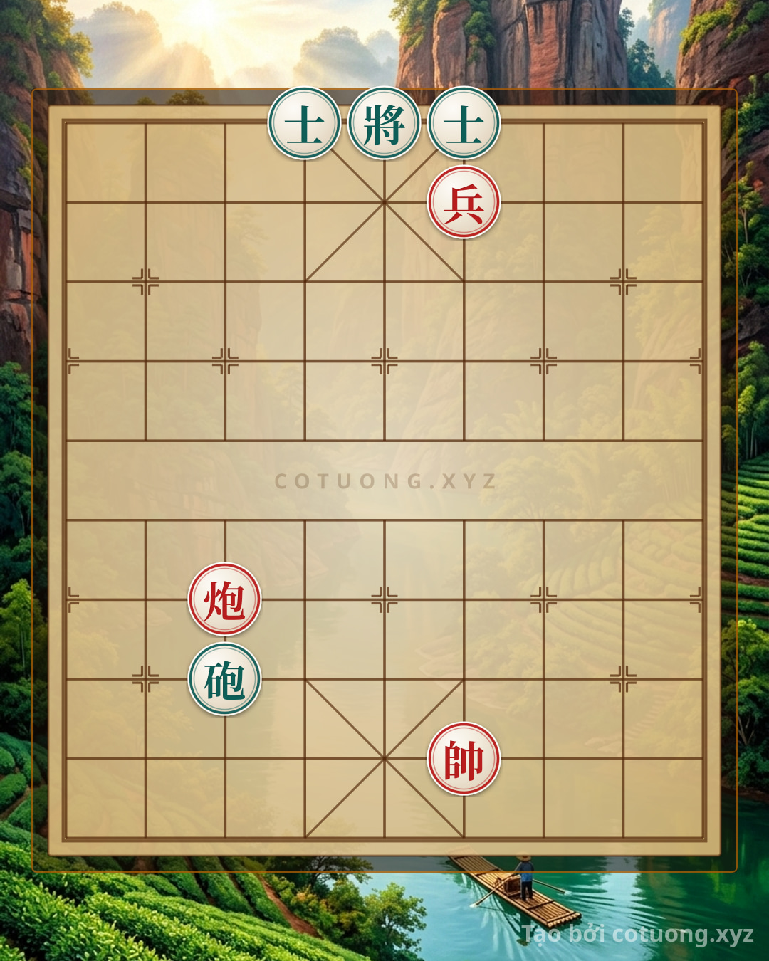 Challenge: Black's Defensive Formation: Attacking the Cannon, Waiting for a Counterattack from the Advisors - Can you solve it?