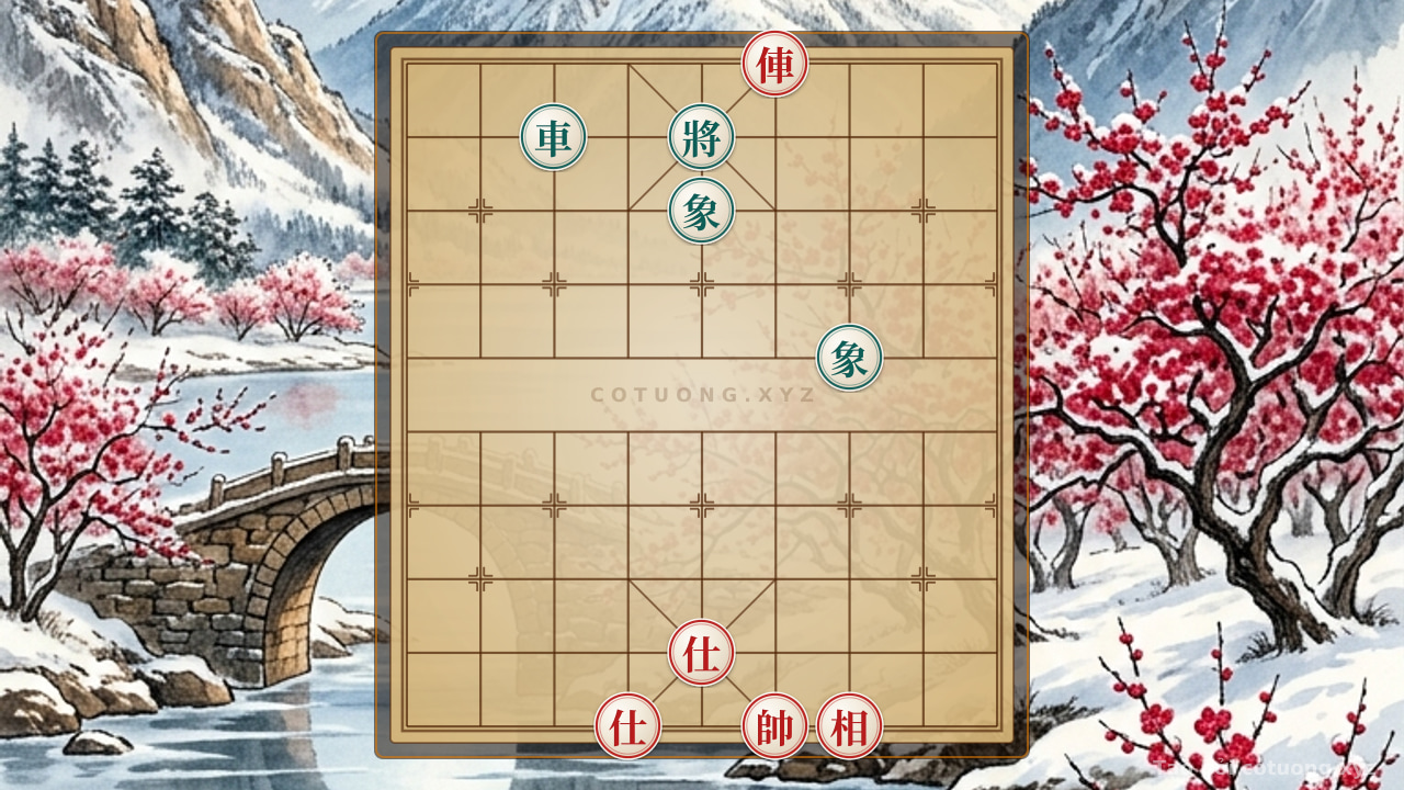 Thế cờ: SACRIFICE THE KING: Red Chariot 2 Advisors vs. Black Elephants - The Secret to Defeating the Strongest Chess Bot! — Cờ Tướng Online