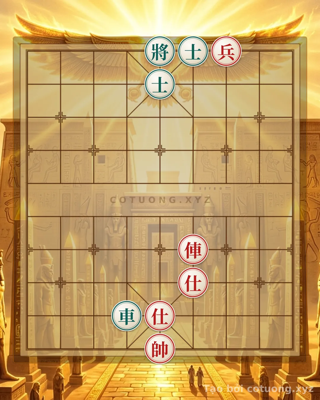 Thế cờ: Xiangqi Mastery: Black General Exposed on the 5th File, Red Chariot Strikes - Epic Xiangqi Strategy — Cờ Tướng Online