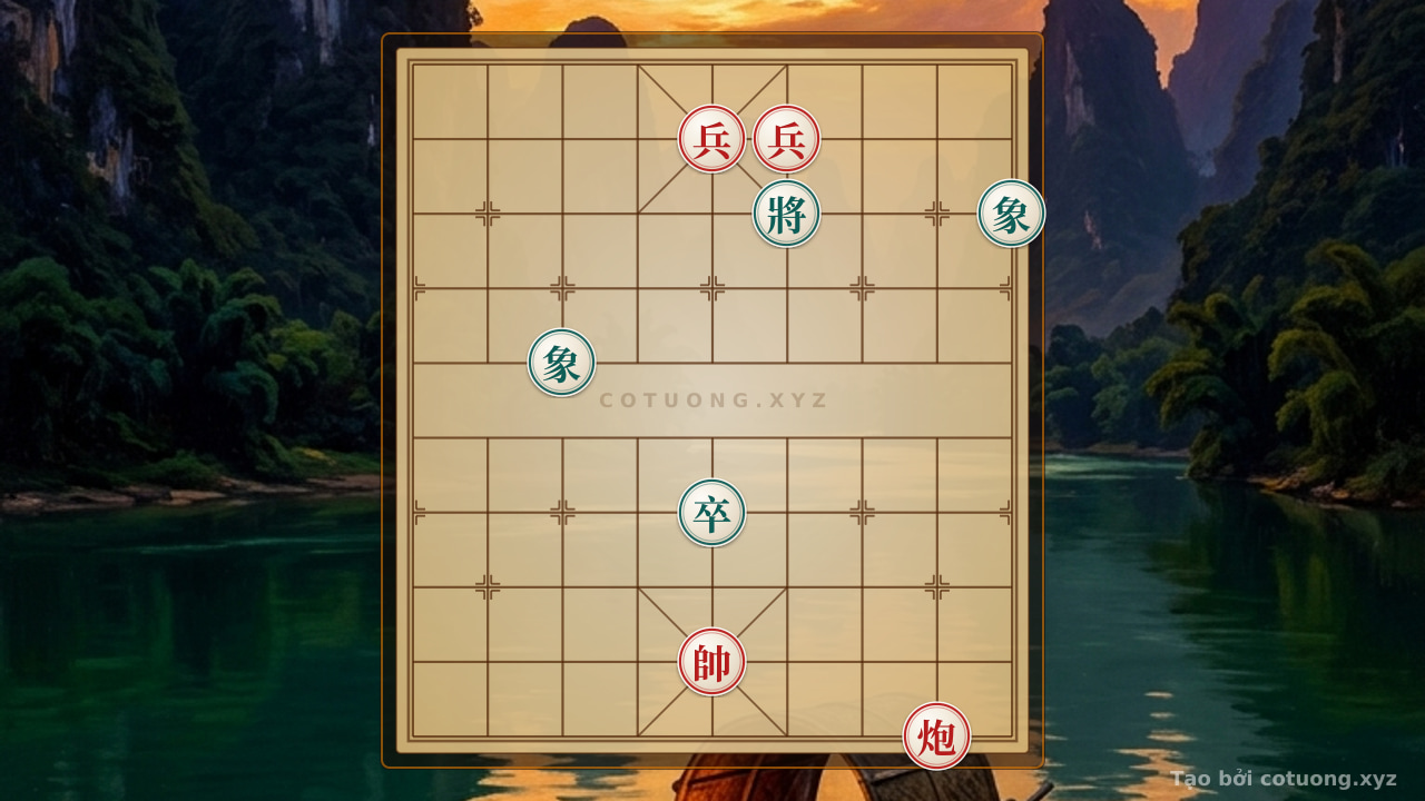 Thế cờ: Dangerous Formation: Black's Resilient Defense Against Red's Pressure — Cờ Tướng Online