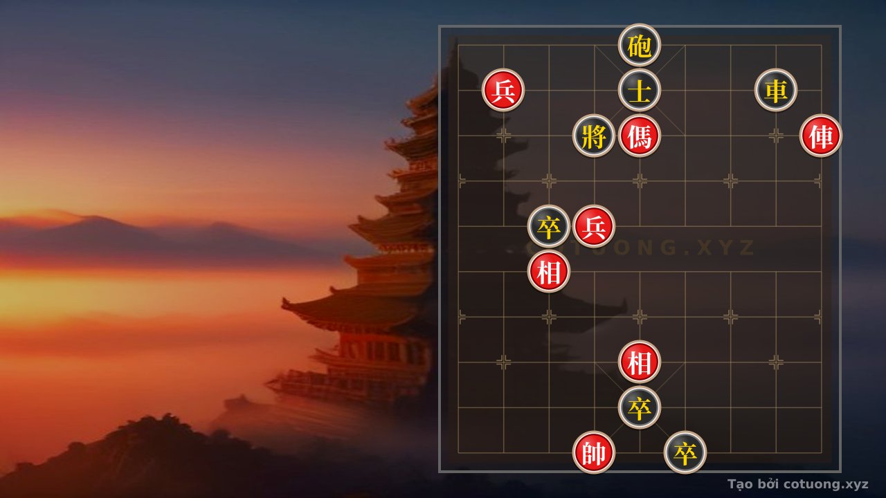 Thế cờ: The Secret to Defeating the Rook Cannon 3 Pawns: The Miraculous Rook Horse 2 Bishops Endgame — Cờ Tướng Online