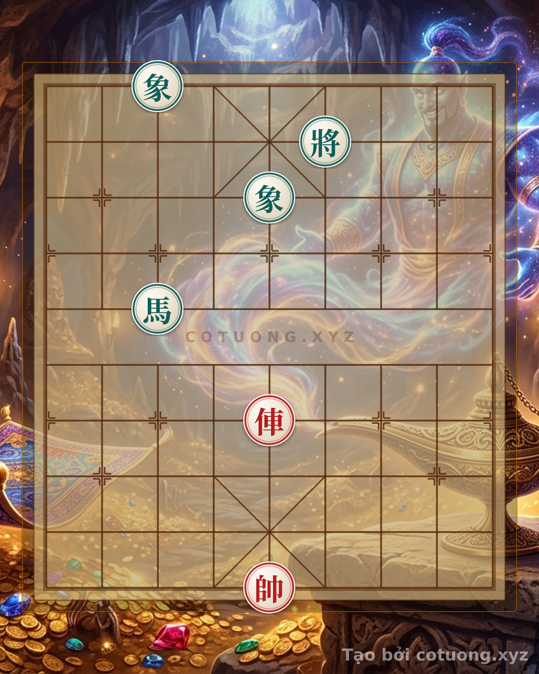 Challenge: Red General: Strategy of the Red Chariot Attacking the Black General in the Double Elephants Formation - Can you solve it?