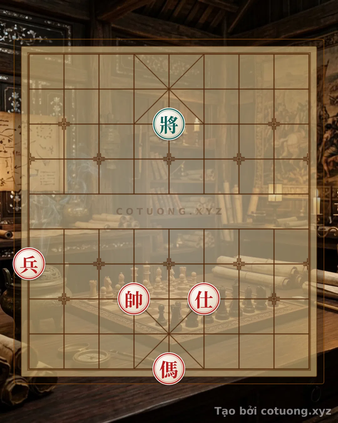 Thế cờ: Xiangqi Tactics: When Every Move is a Battle of Life and Death — Cờ Tướng Online
