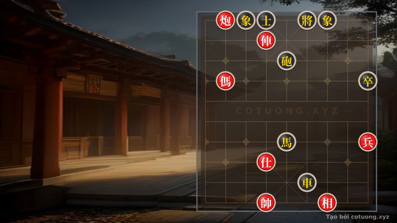 Thế cờ: Supreme Xiangqi: The Clash of Titans Between the Red Chariot, Black Cannon, and the Mythical Twin Elephants — Cờ Tướng Online