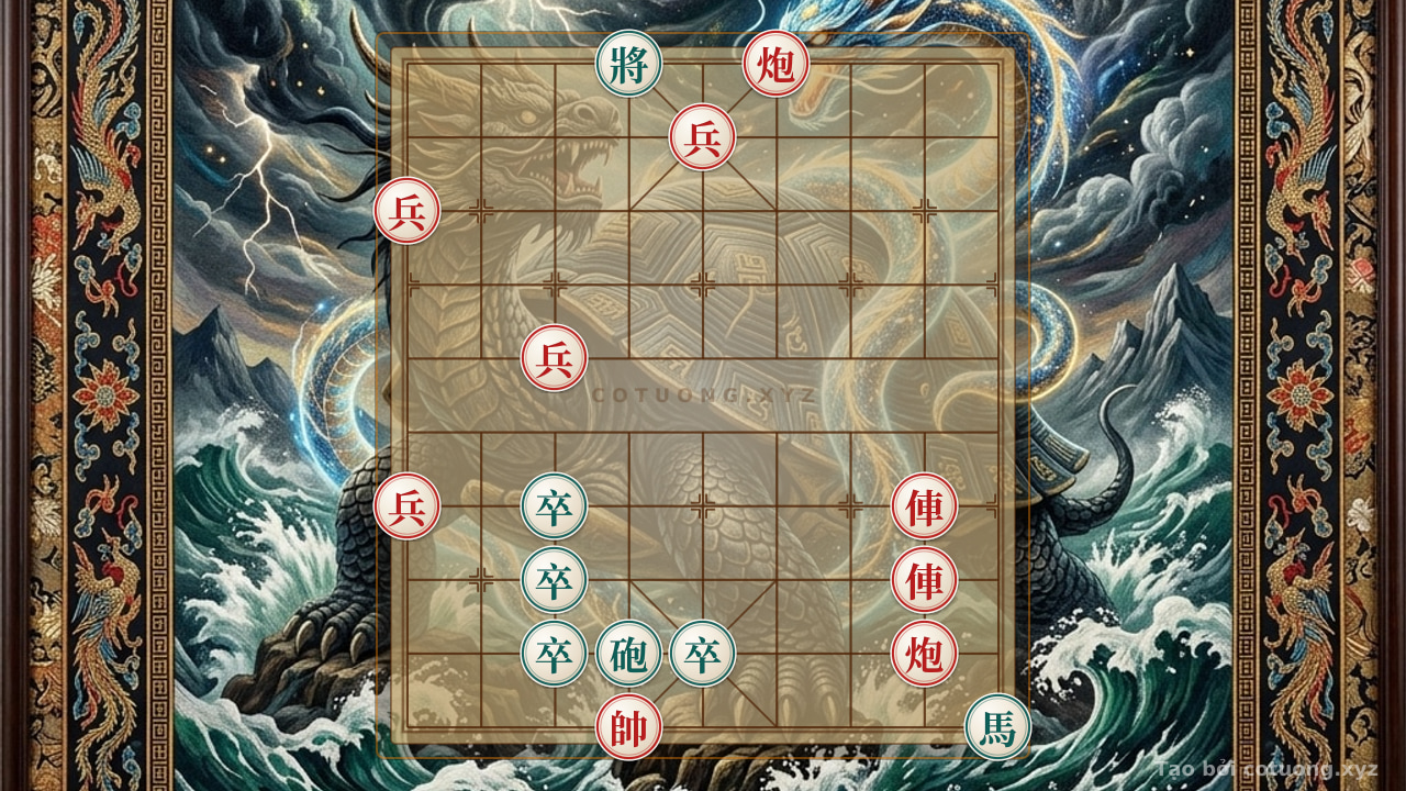 Thế cờ: Xiangqi Entertainment: Black's Trap and Red's Sacrifice Tactics — Cờ Tướng Online