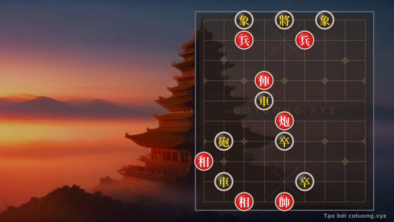 Thế cờ: Classic Checkmate: When Rook Cannon Faces Double Rooks – The Silent Battle Between Two Powerful Forces — Cờ Tướng Online