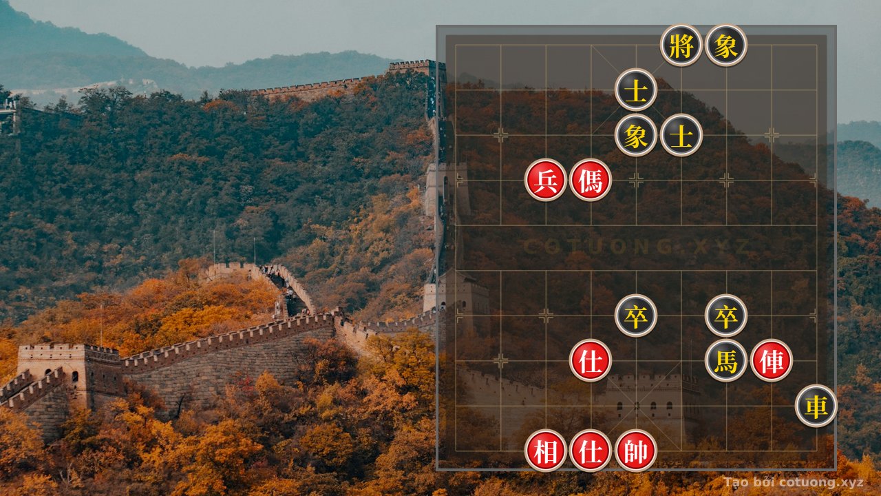 Thế cờ: The 'Double Horse Spear' Formation - Red's Dominant Strategy in Xiangqi — Cờ Tướng Online