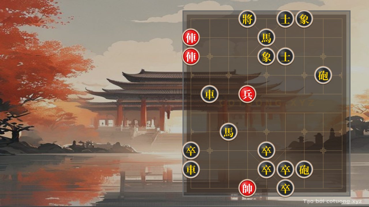Thế cờ: Black General Retreat: Red's Winning Strategy Against the Black General — Cờ Tướng Online