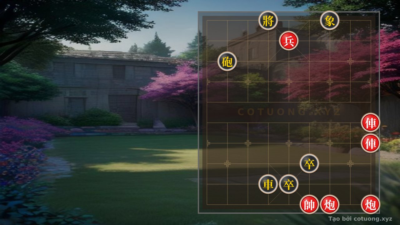 Thế cờ: The Secret of Counterattacking in the Heart of the Palace: How Red Flips the Board When Black's General Exposes — Cờ Tướng Online
