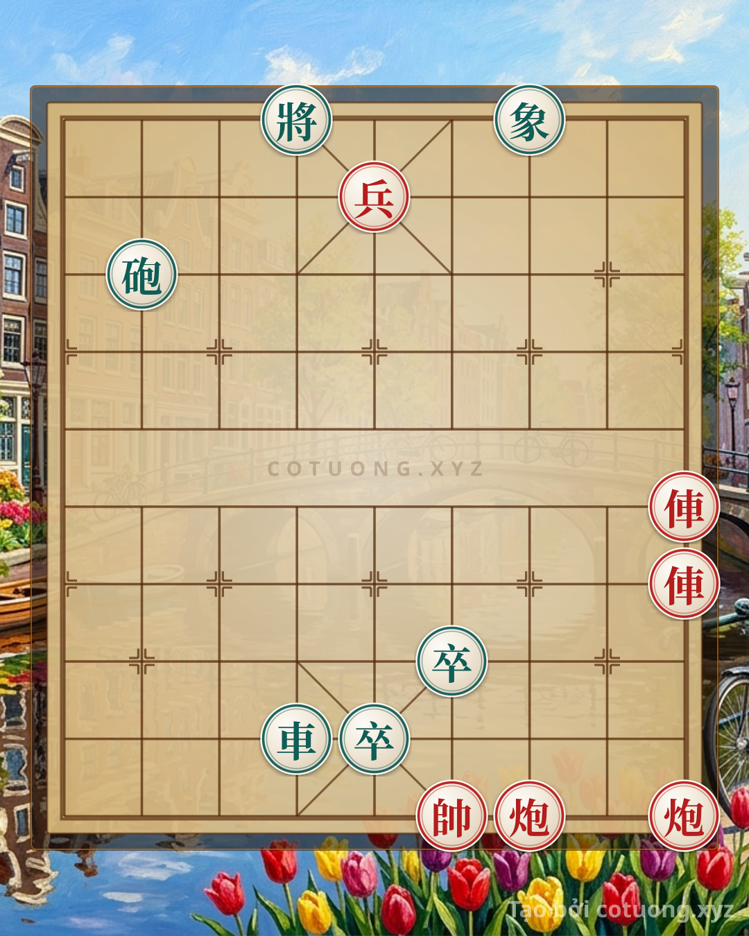 Challenge: The Secret of Counterattacking in the Heart of the Palace: How Red Flips the Board When Black's General Exposes - Can you solve it?