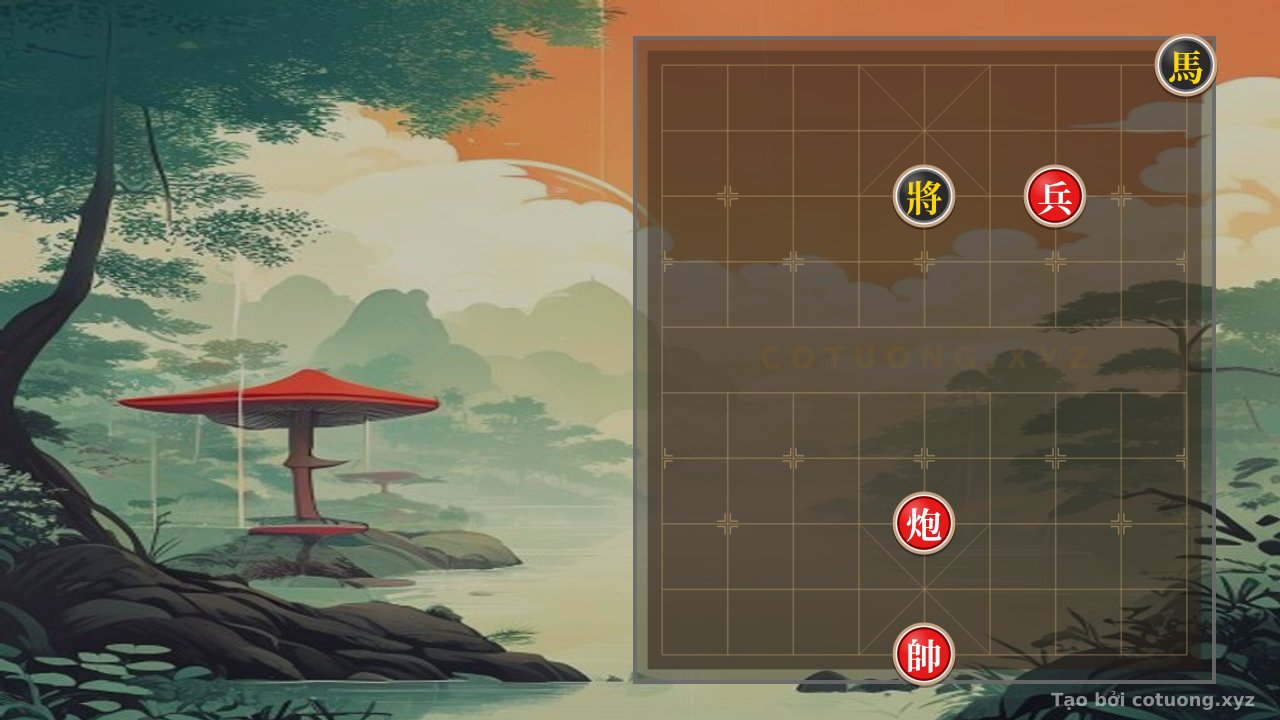 Thế cờ: Defusing the Red Cannon's Threat: A Refined Defense Strategy for the Black General — Cờ Tướng Online
