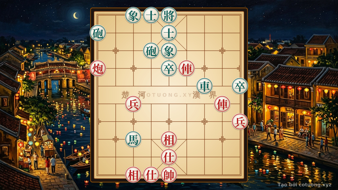Thế cờ: The Ultimate Trap: How to Defeat the 2-Rook-Cannon Red Formation — Cờ Tướng Online
