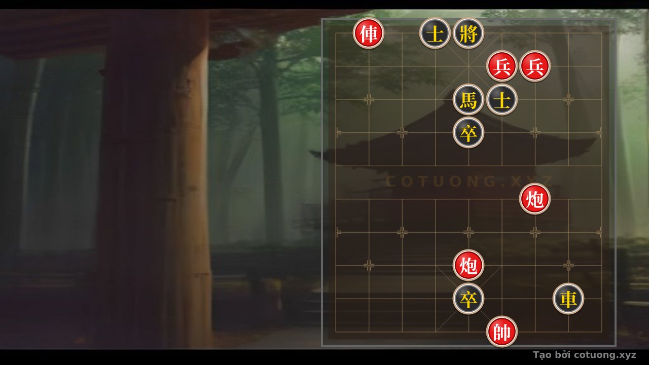 Thế cờ: The Lonely Red Chariot: Endgame Tactics in the 8th File, 10th Rank — Cờ Tướng Online