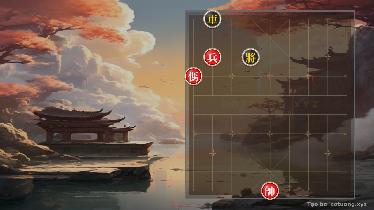 Thế cờ: The Flying Horse Trap: A Masterful Endgame Strategy Against the Single Black Chariot - The Secret to Defeating the Black General from the Middle Palace — Cờ Tướng Online