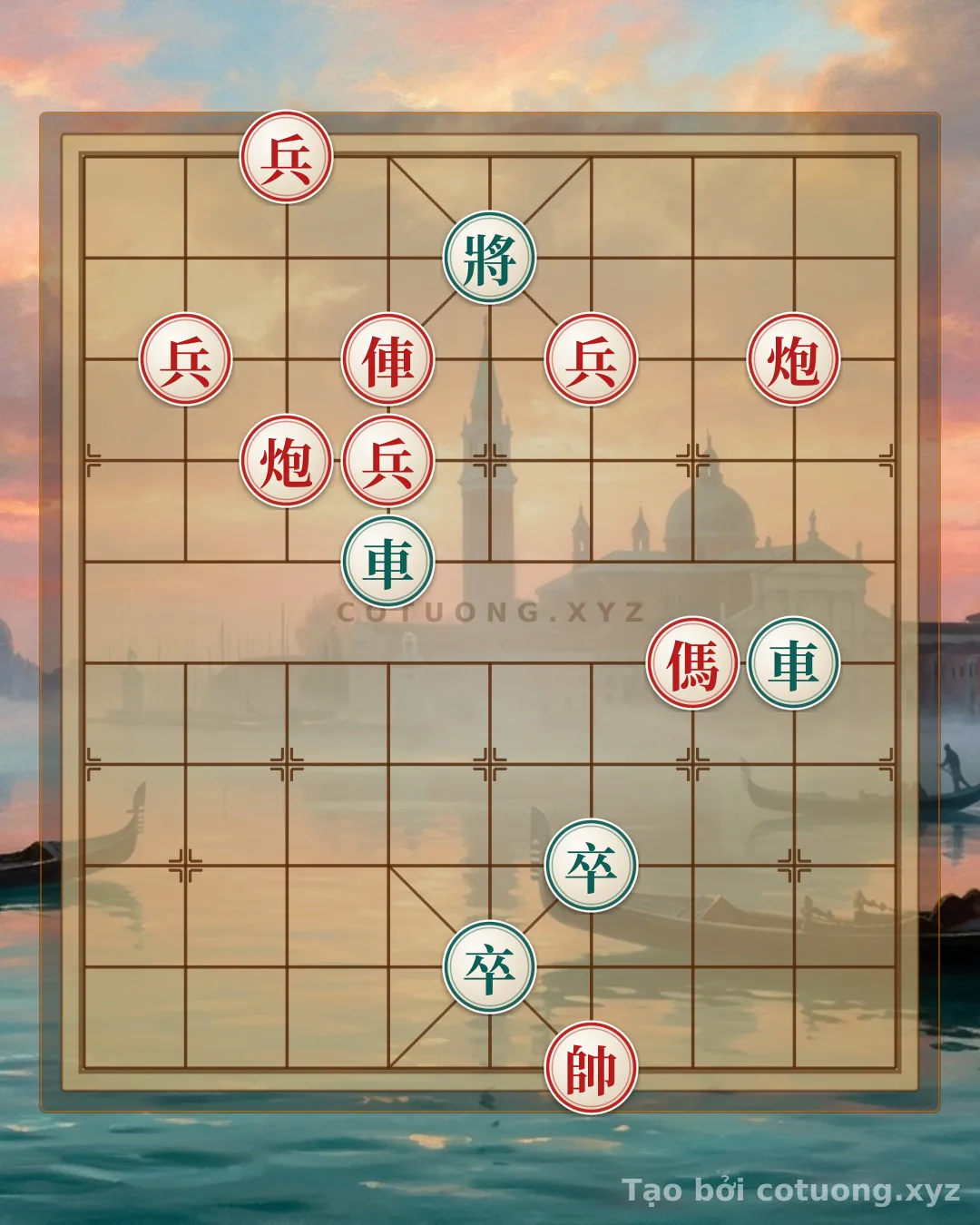 Challenge: Hidden Xiangqi Tactics: The Lonely Red Chariot and Blockaded Red Cannon - A Deadly Trap in the Enemy's Heart - Can you solve it?